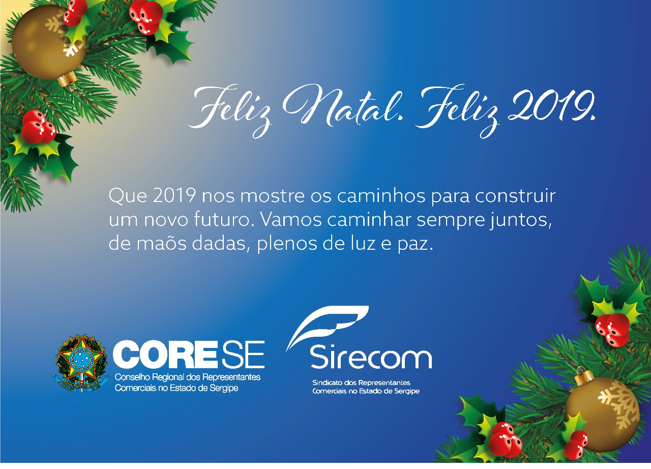 Feliz Natal. Feliz 2019