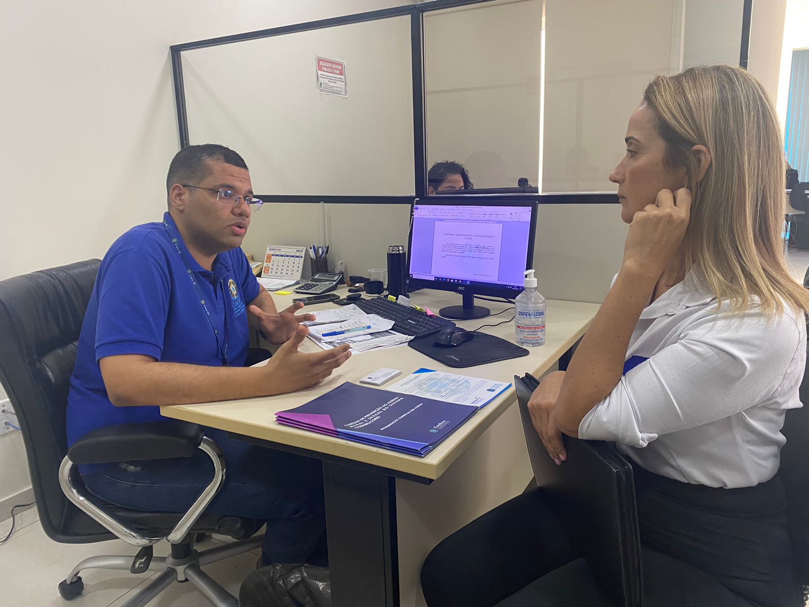 Setor de Fiscalização do CRA-SE realiza Visita Técnica ao Core-SE